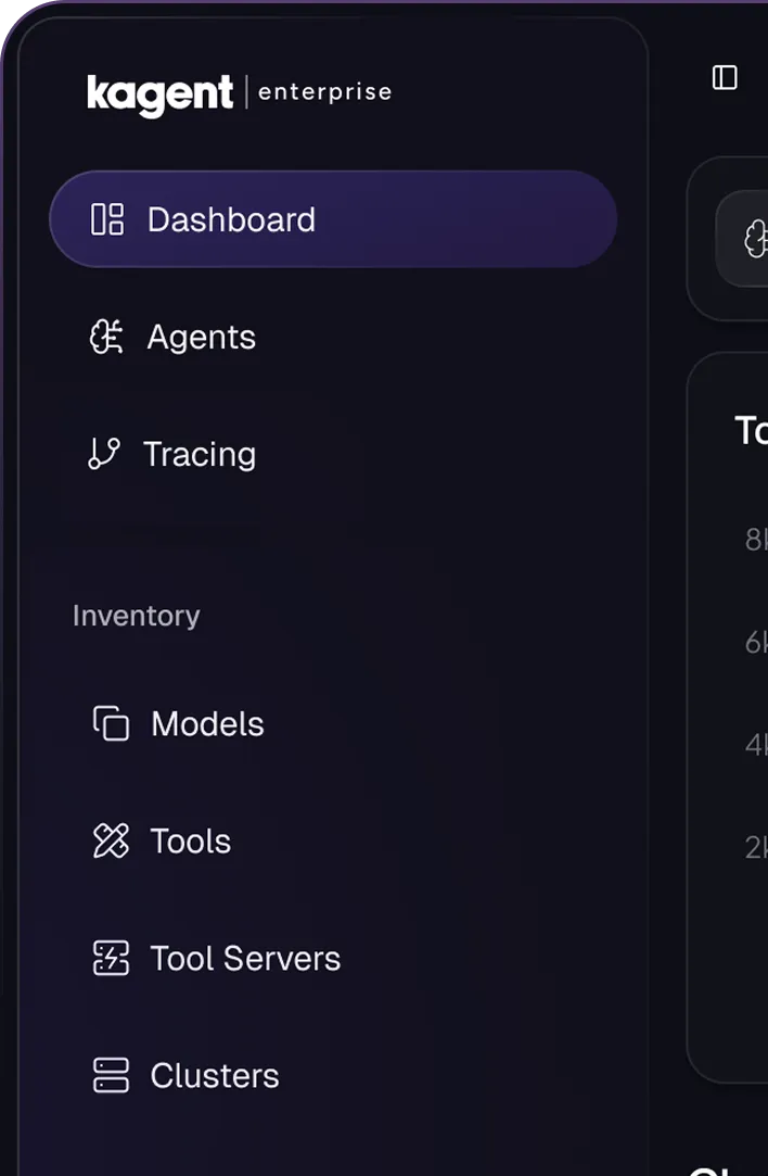 Kagent enterprise dashboard ui