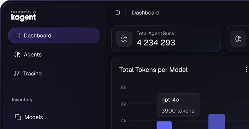 Solo enterprise for kagent dashboard