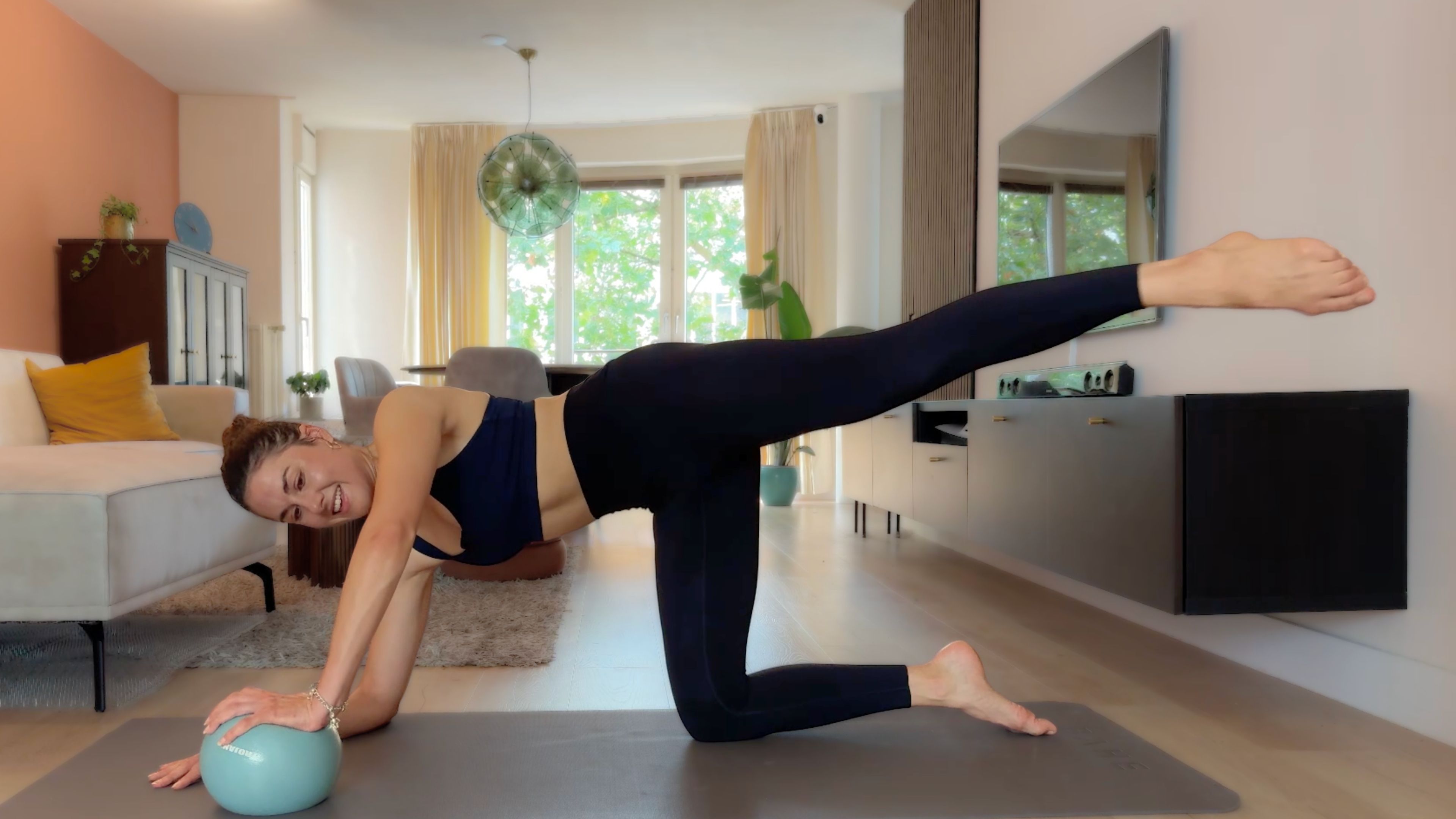 Core & Glute Pilates with small ball