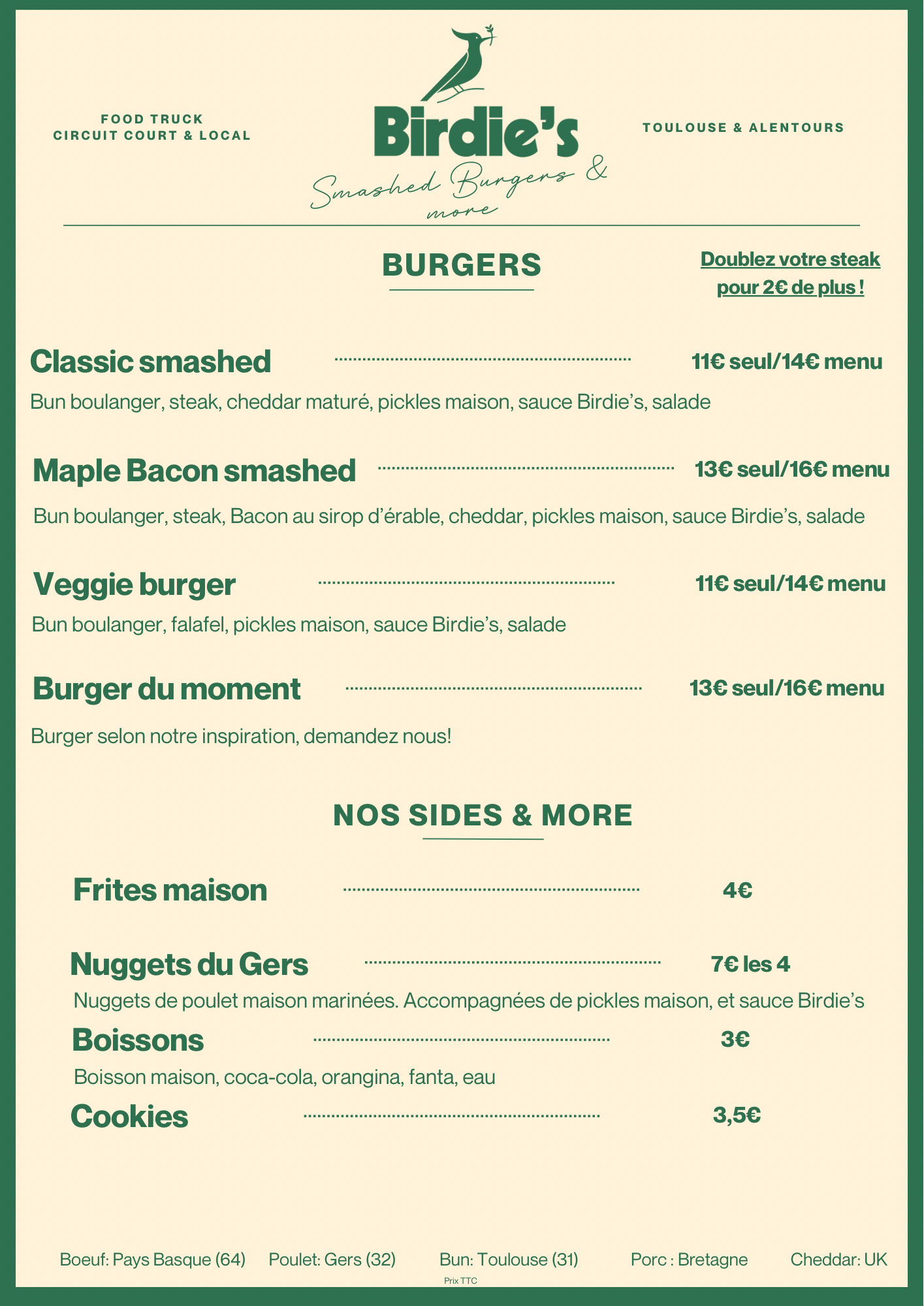 Un menu