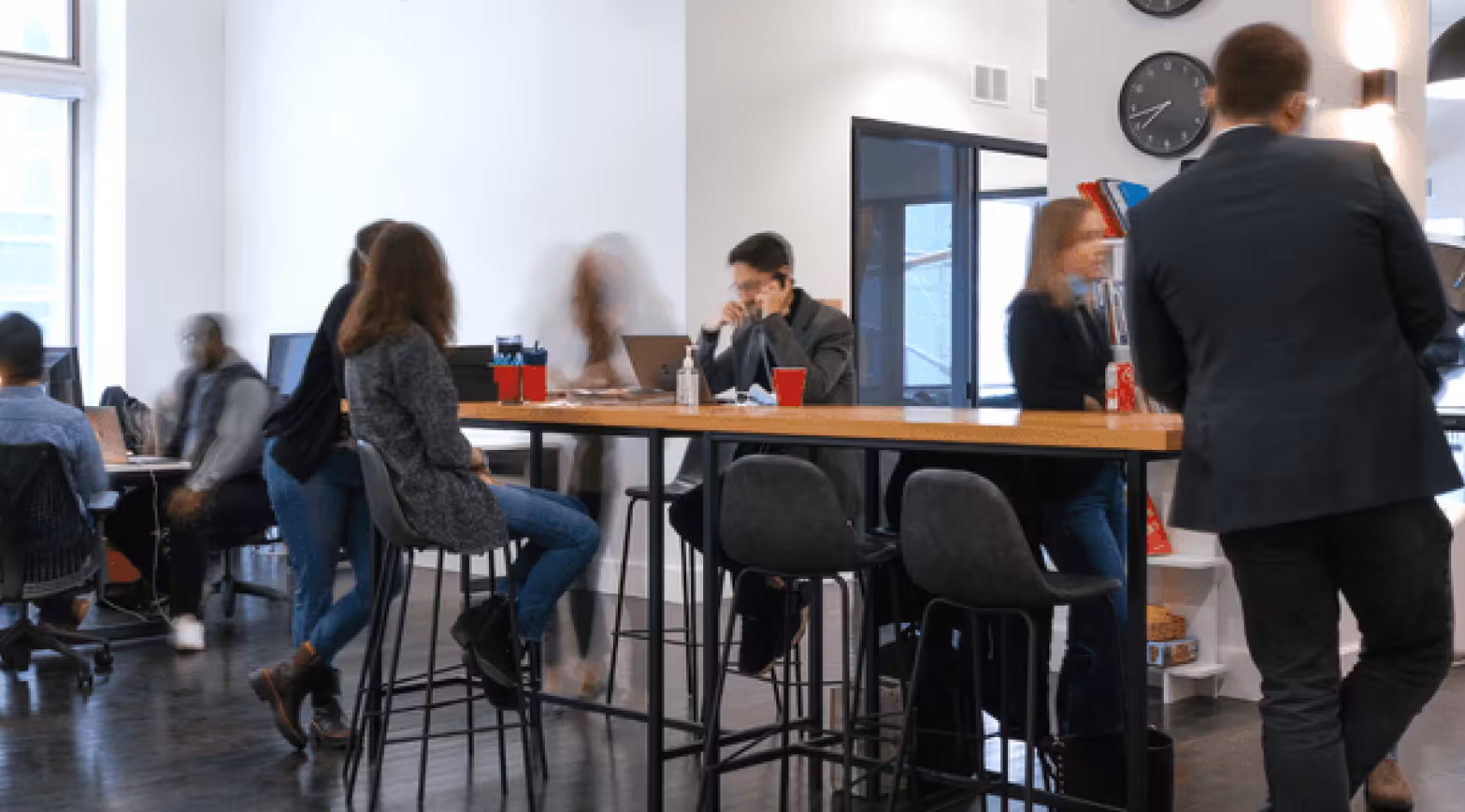 A group of people at Highline Hub