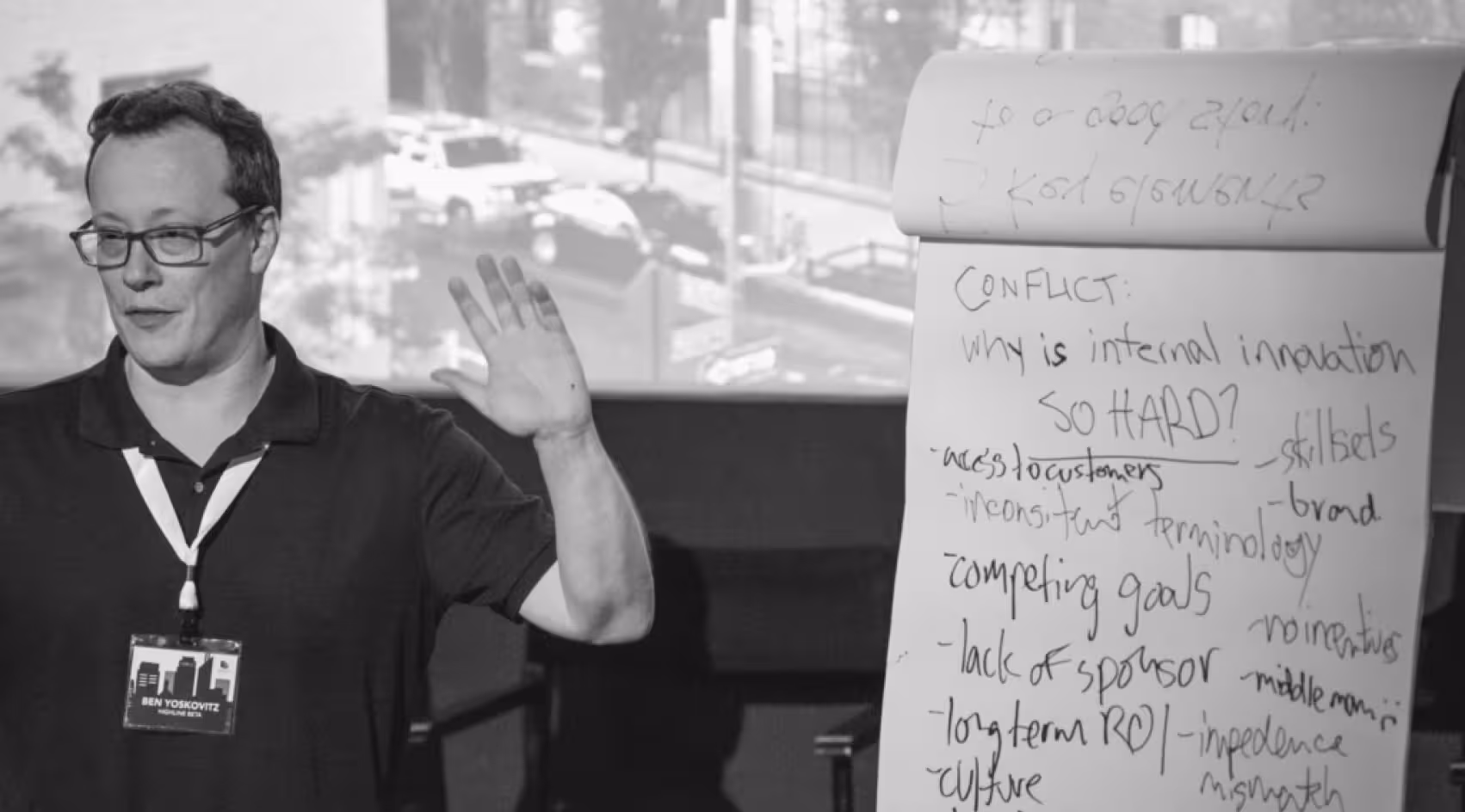 Ben Yoskovitz presenting