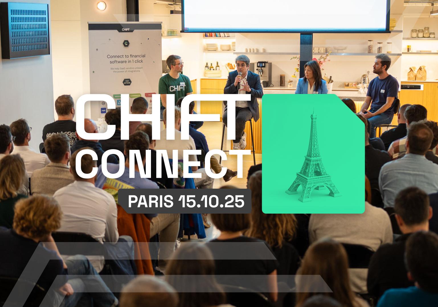 Speakers Audrey Chabin · Visa, François Millo · Cegid, Guillaume Seiler · Qonto, Moderated by Gauthier Henroz · Chift