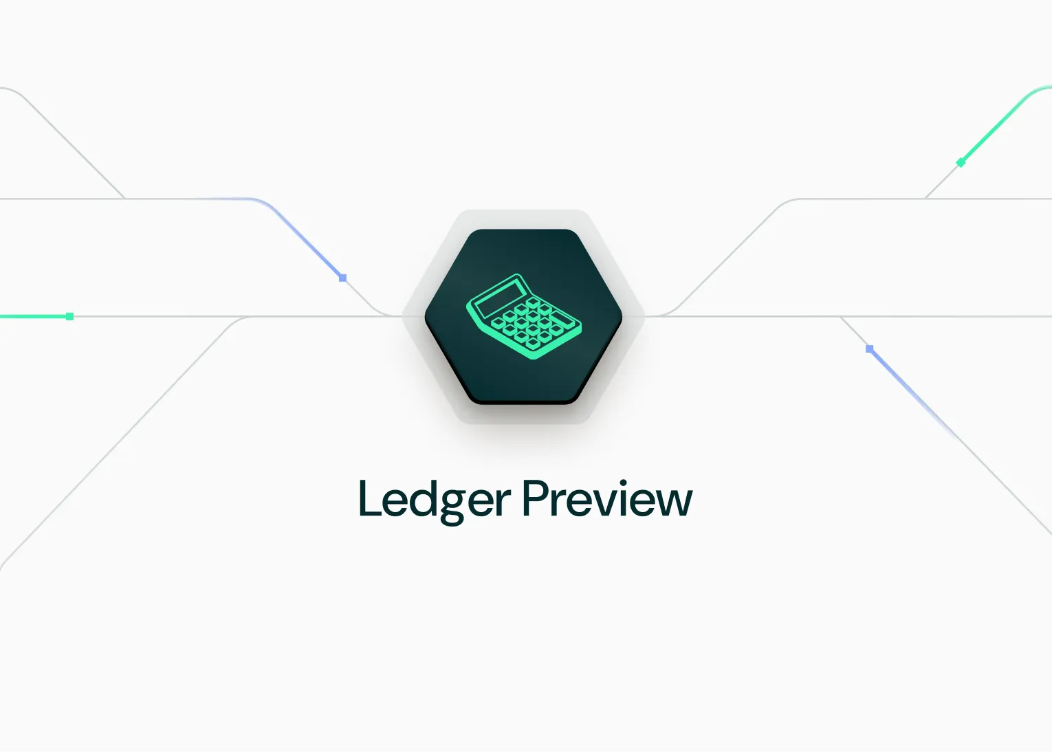 Calculator with ledger preview title 