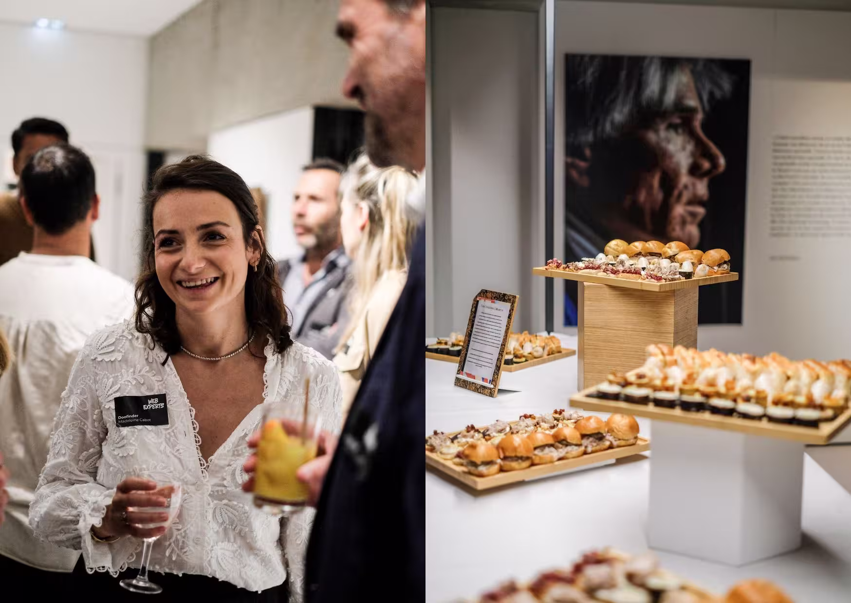 Reportage photo d’événement d’entreprise pour Mollie à La Chaufferie, avec mise en scène artistique et ambiance professionnelle.