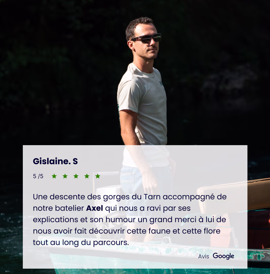 avis client sur le batelier axel