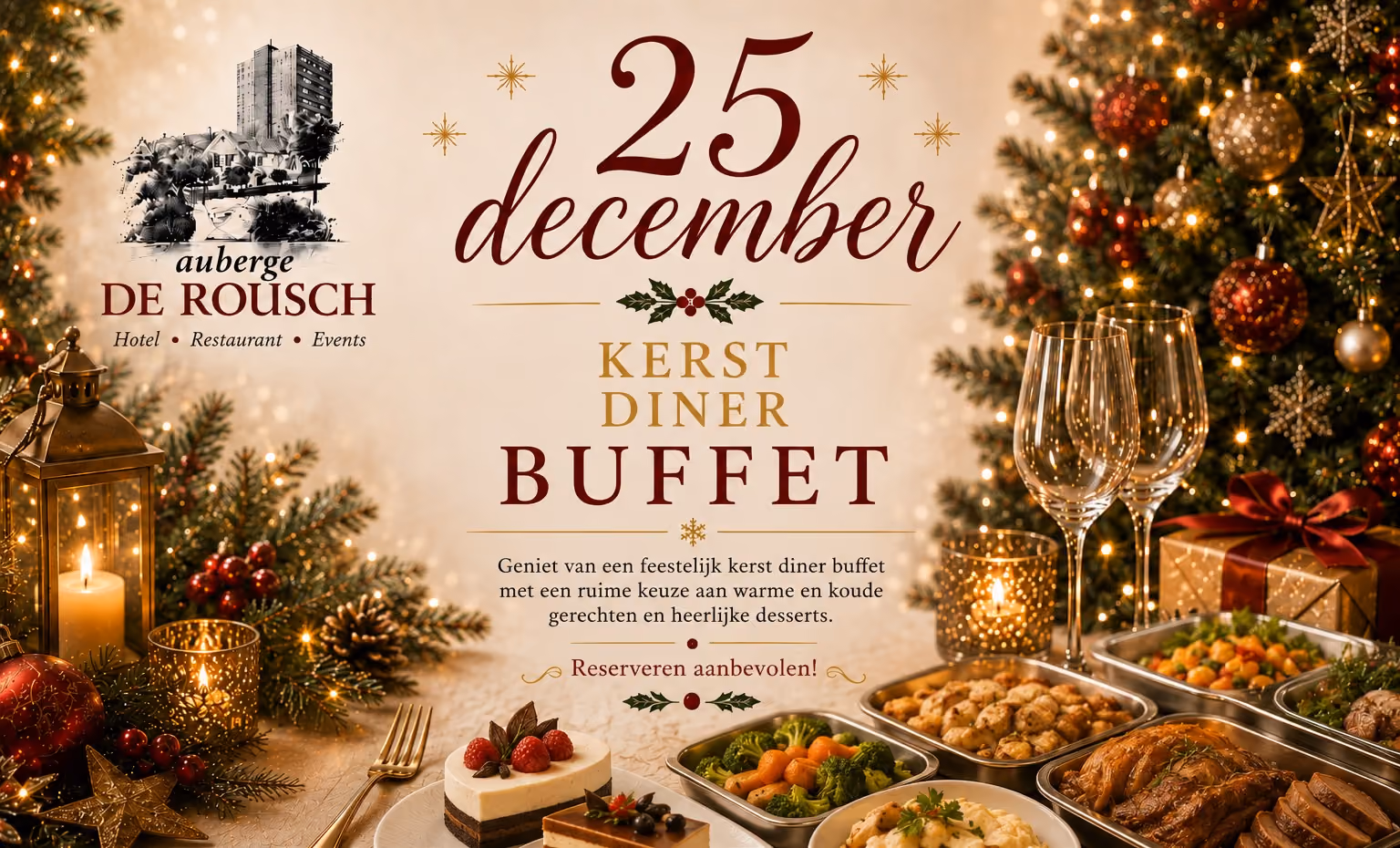 Eerste Kerstdag | 25 dec | Dinerbuffet