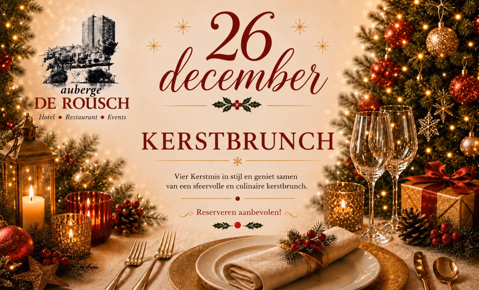 Tweede Kerstdag | 26 dec | Kerstbrunch in buffetvorm
