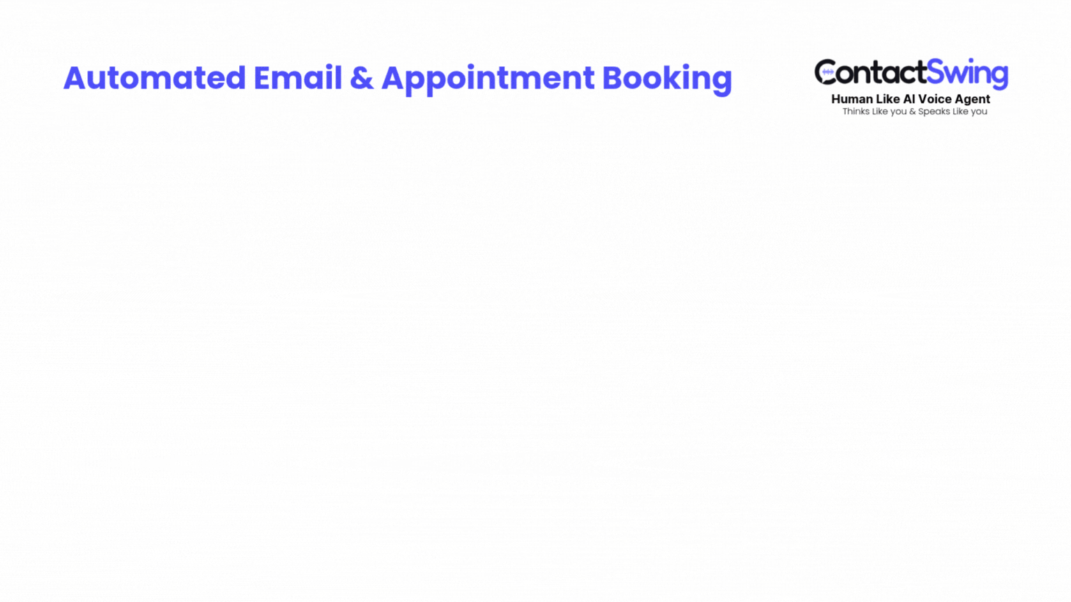 Automated booking AI calls
