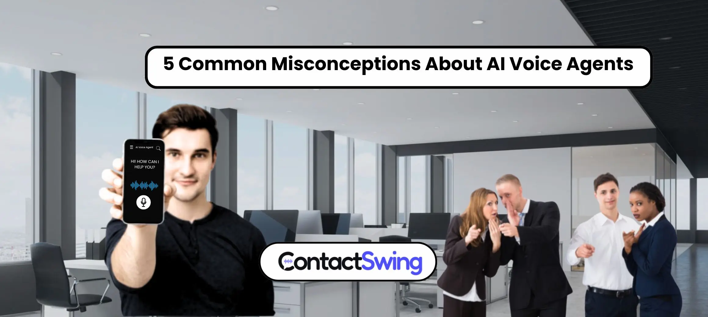 Image about common misconceptions of AI Voice Agents