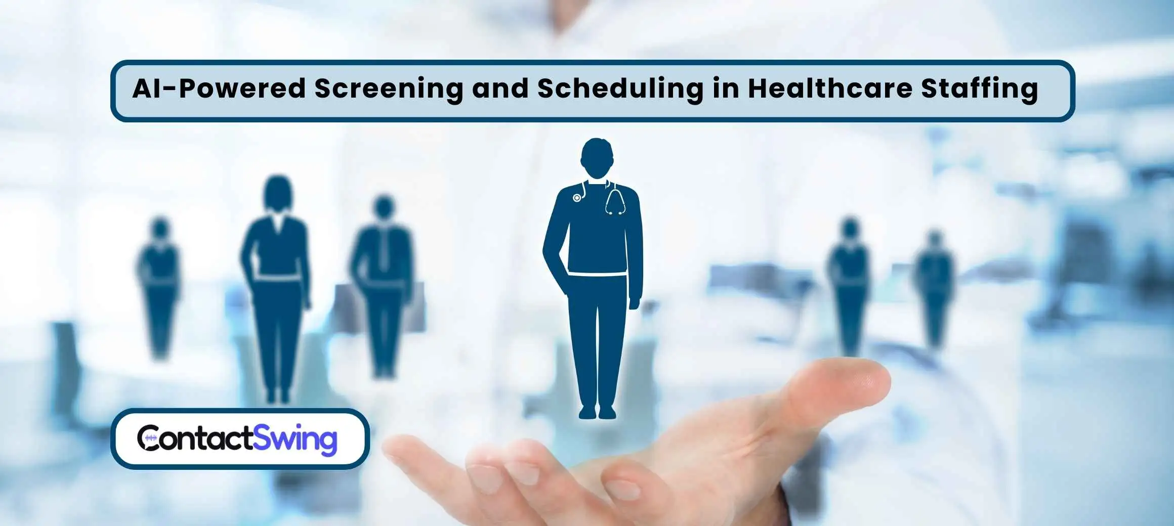 AI screening and scheduling graphic