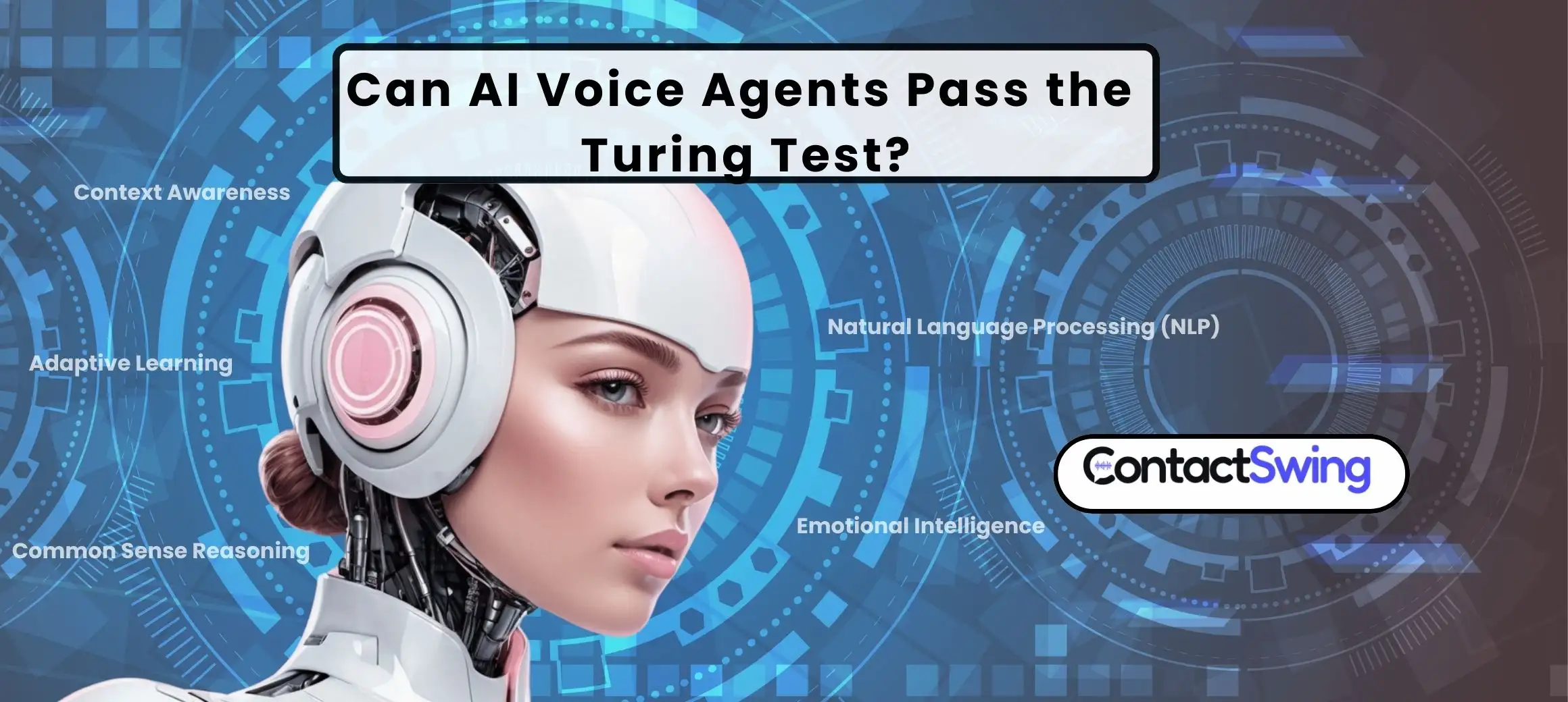 AI Voice Agent Turing Test concept image