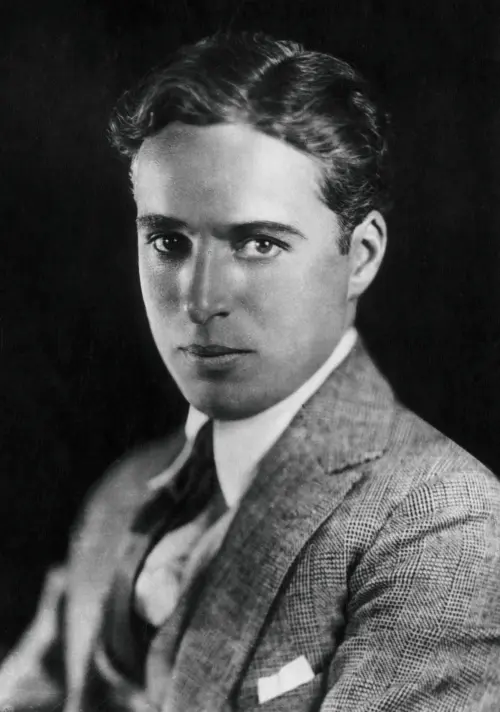 Charlie Chaplin young in the suit