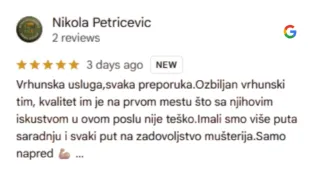 Slika ocene sa google 