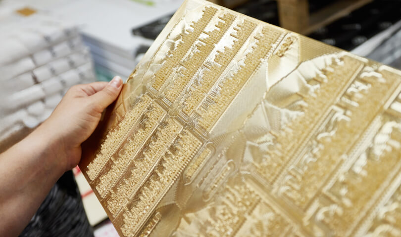 Hot foil blocking by Pressision
