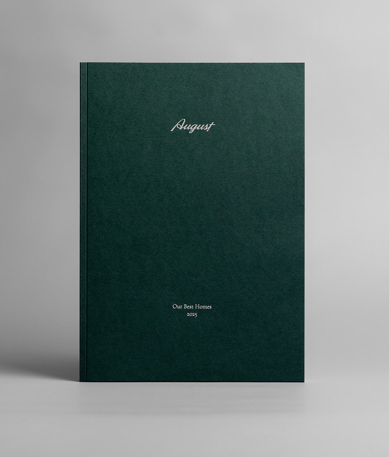 August Collection brochure Colorplan Racing Green