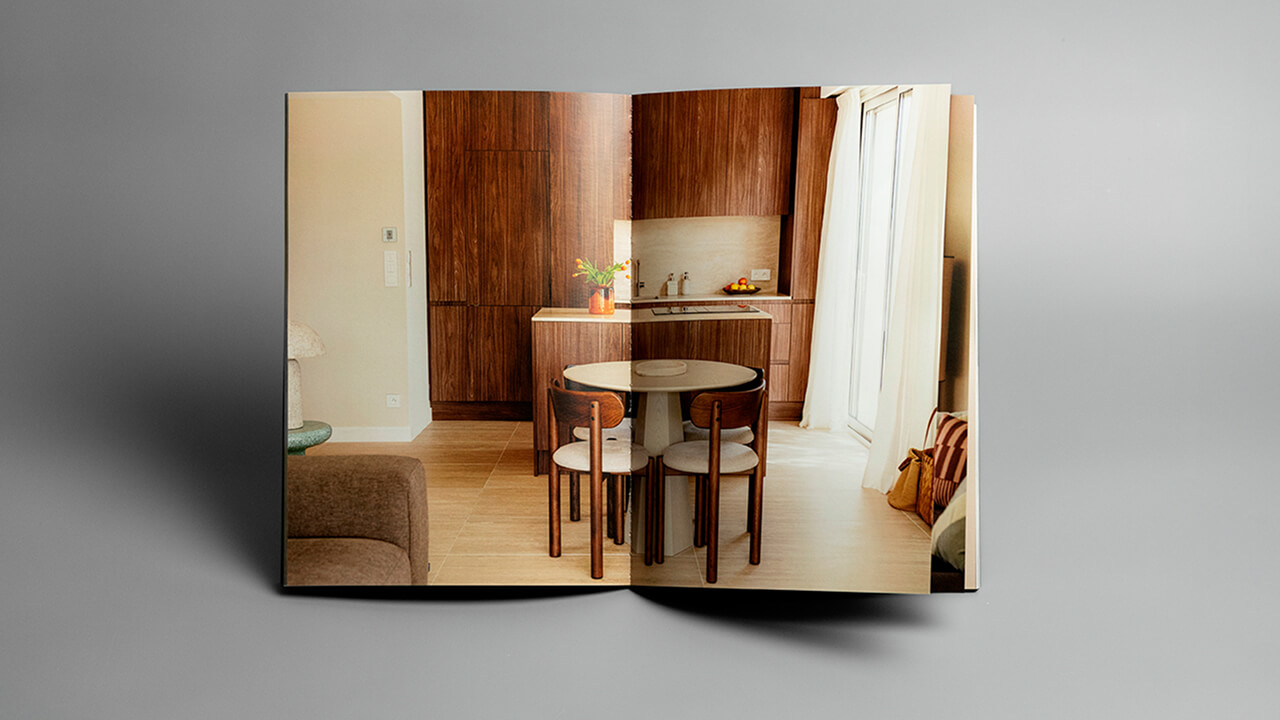 August Collection brochure Novatech Silk paper