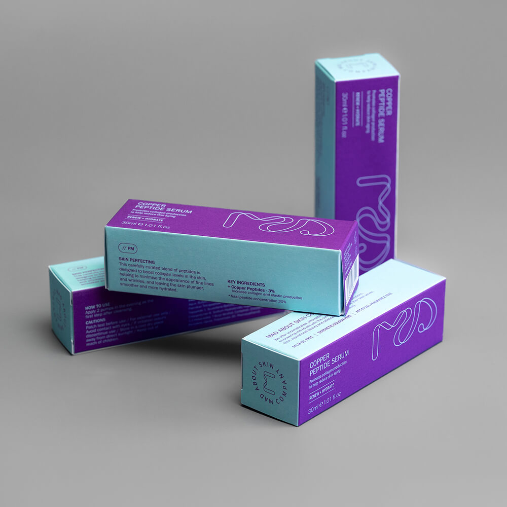 Mad About Skincare luxury cartons