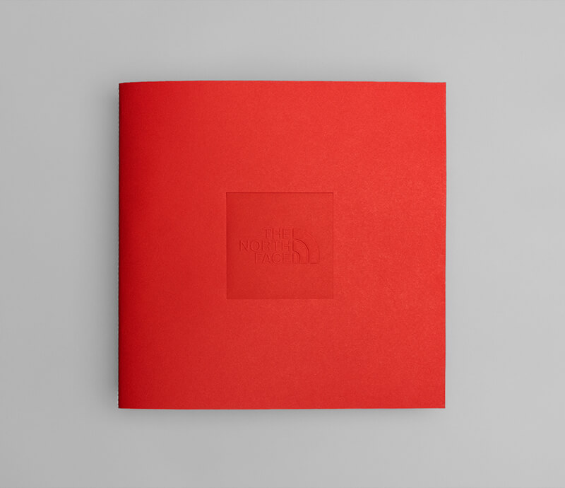 North Face look book printing