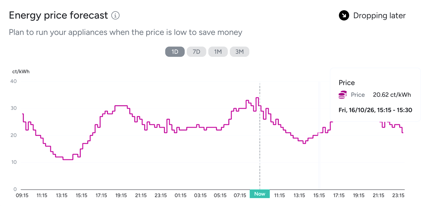 Energy price forecast