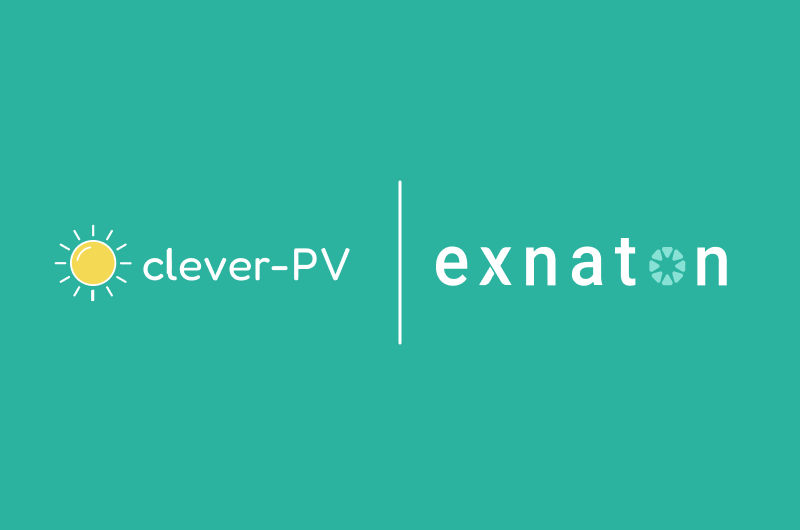 clever-pv logo und exnaton logo