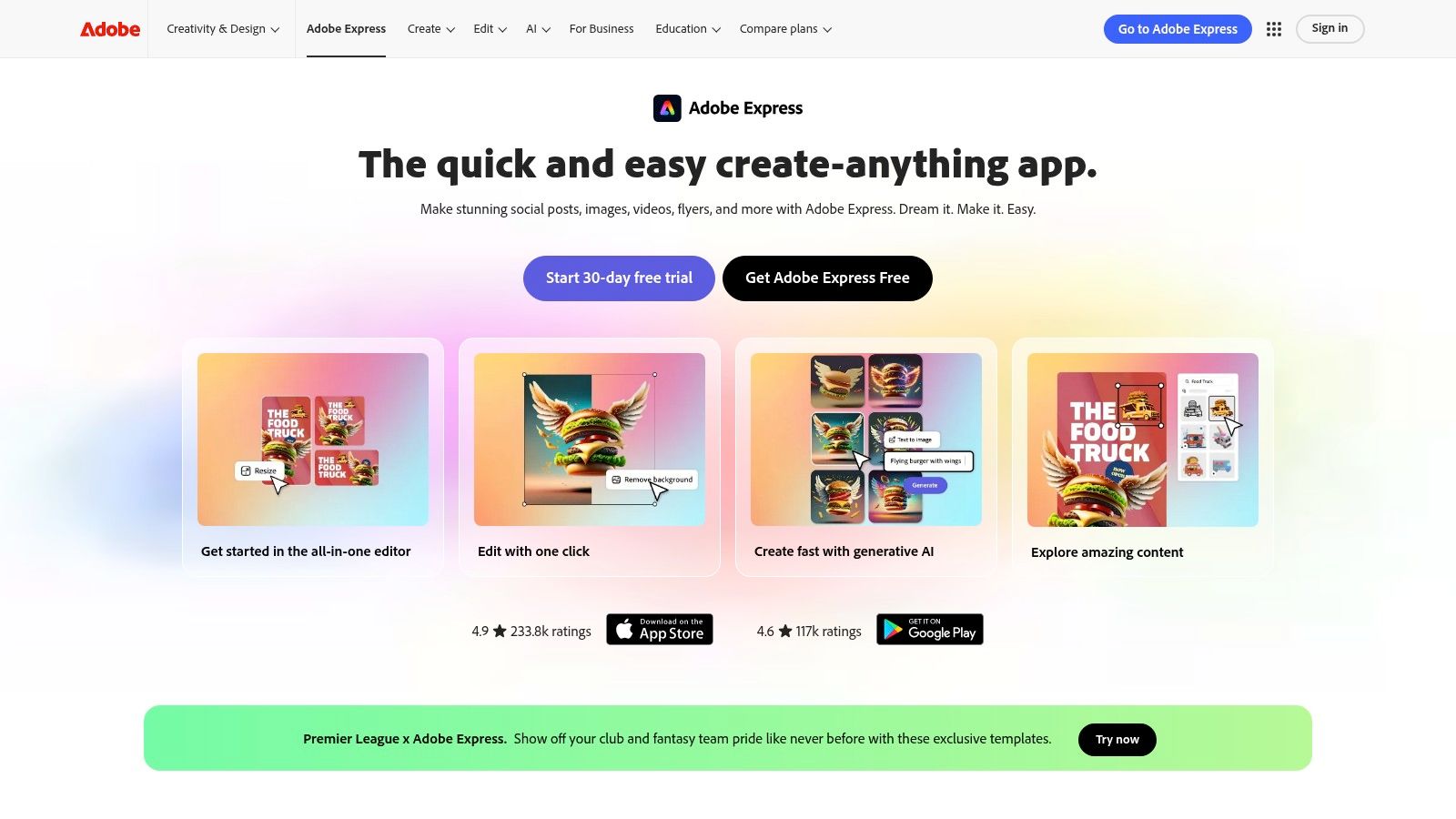 Adobe Express + Adobe Firefly