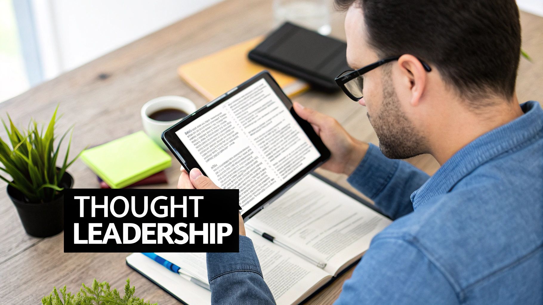 Content marketing and thought leadership