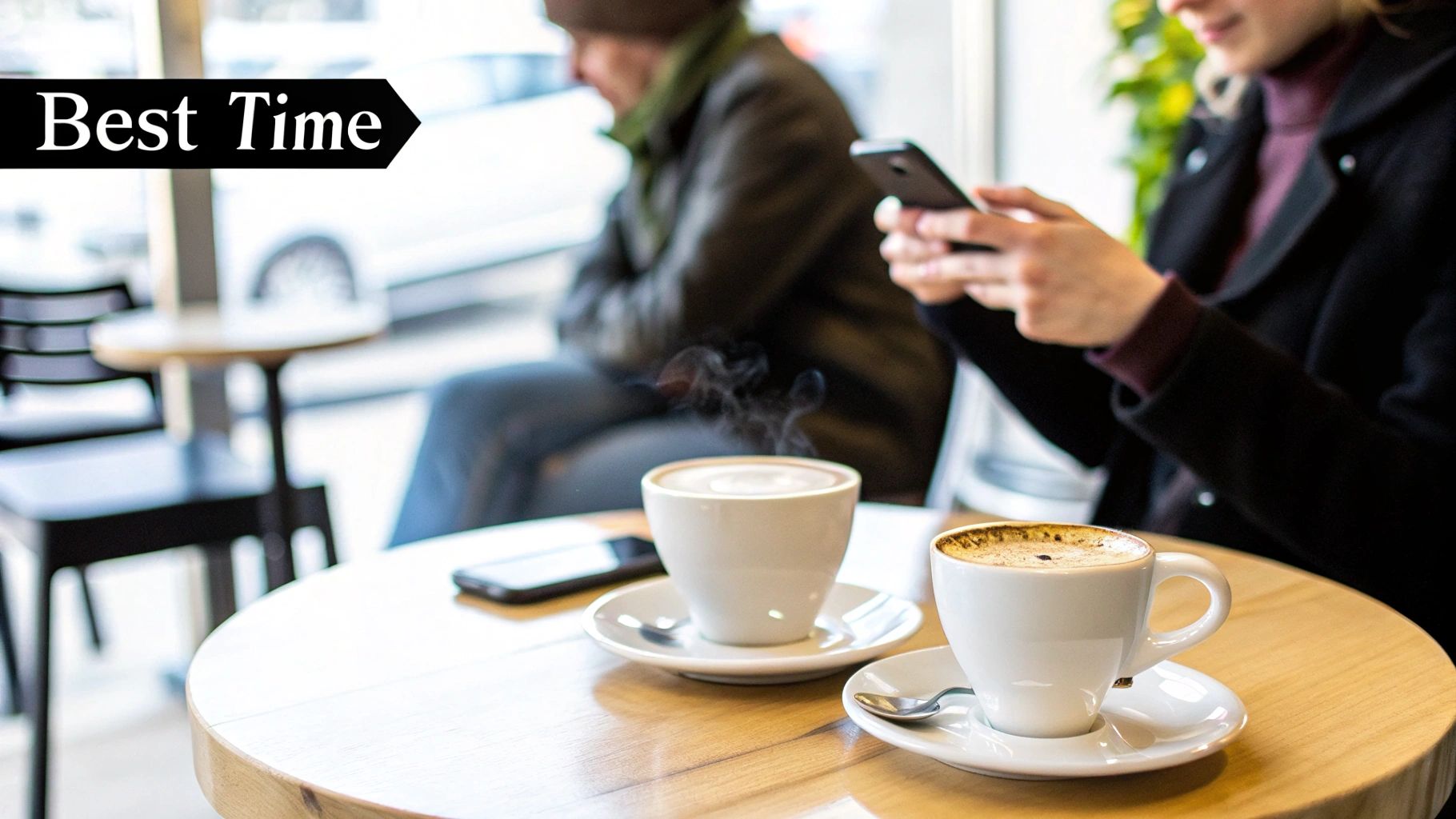 A person writing in a notebook at a modern desk, representing the creation of text-based content for LinkedIn.