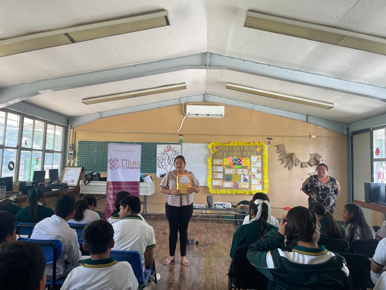 Promueve Centro Libre Jonacatepec prevención del suicidio en adolescentes