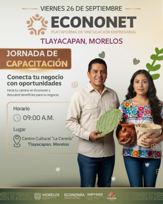 Acerca SDEyT programas de apoyo empresarial a Tlayacapan