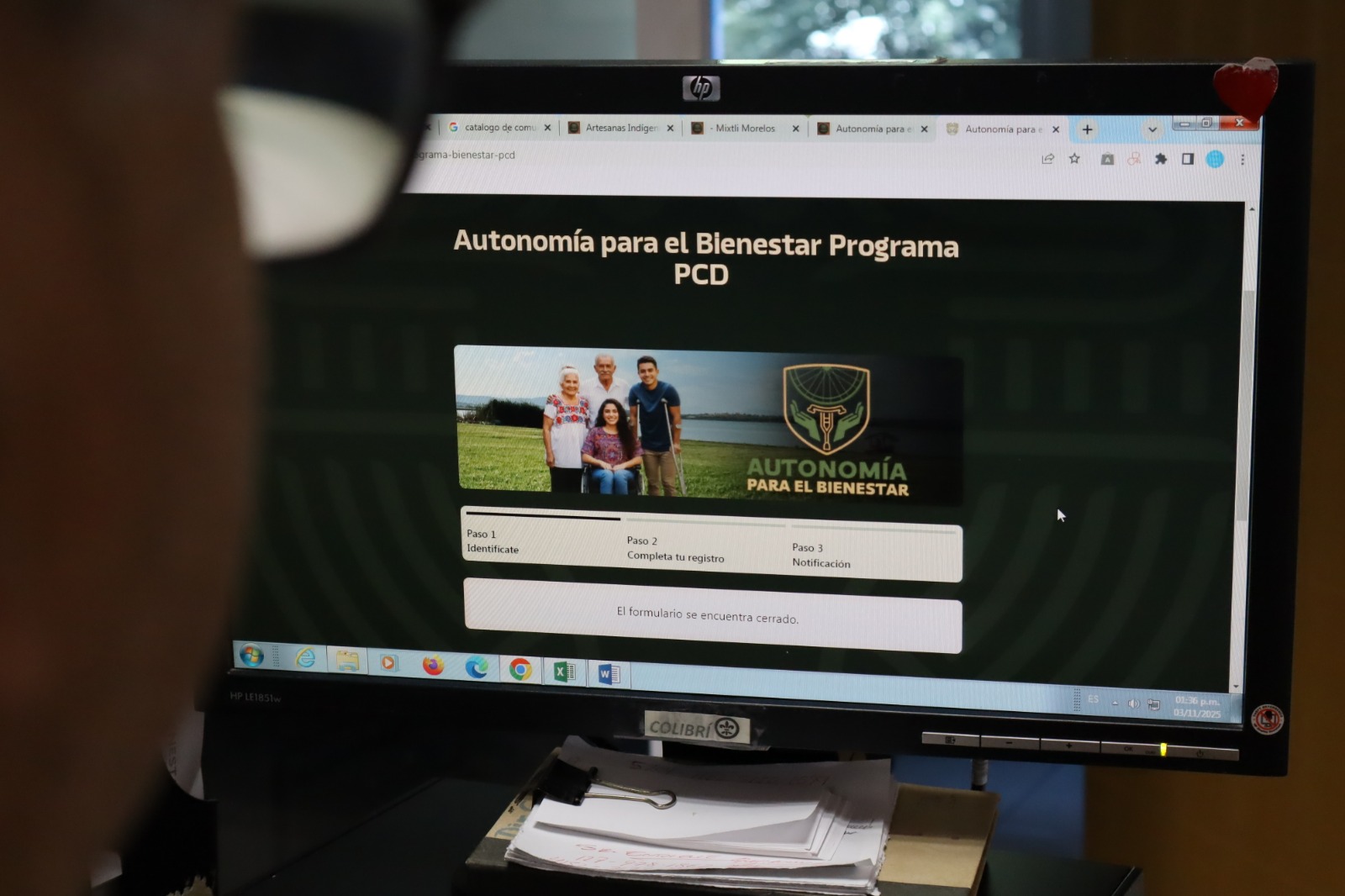 Finaliza registro al programa dirigido a personas con discapacidad y movilidad reducida permanente de la Secretaría de Bienestar