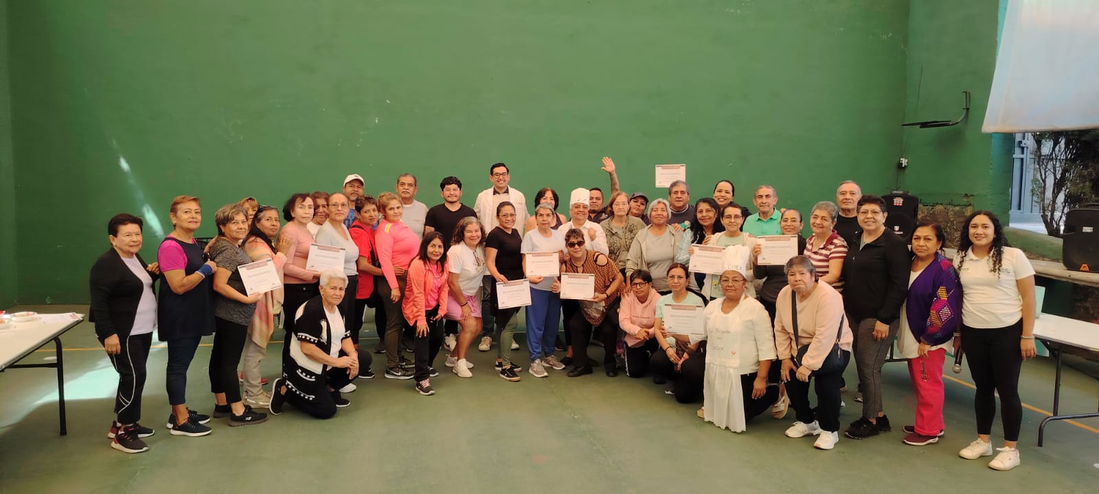 Participan adultos mayores de Casa de Día del ICTSGEM en primer concurso del Plato Sano