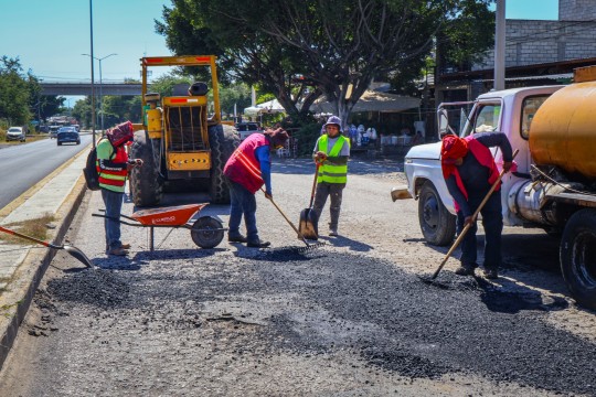 Avance positivo en rehabilitación del tramo carretero Amayuca-Jonacatepec
