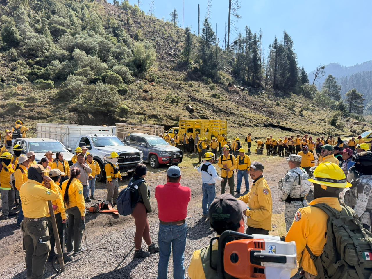 Avanza coordinación interinstitucional para prevenir incendios en el Bosque de Agua