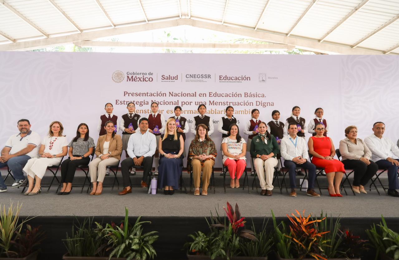 Inicia en Morelos la estrategia nacional por una menstruación digna