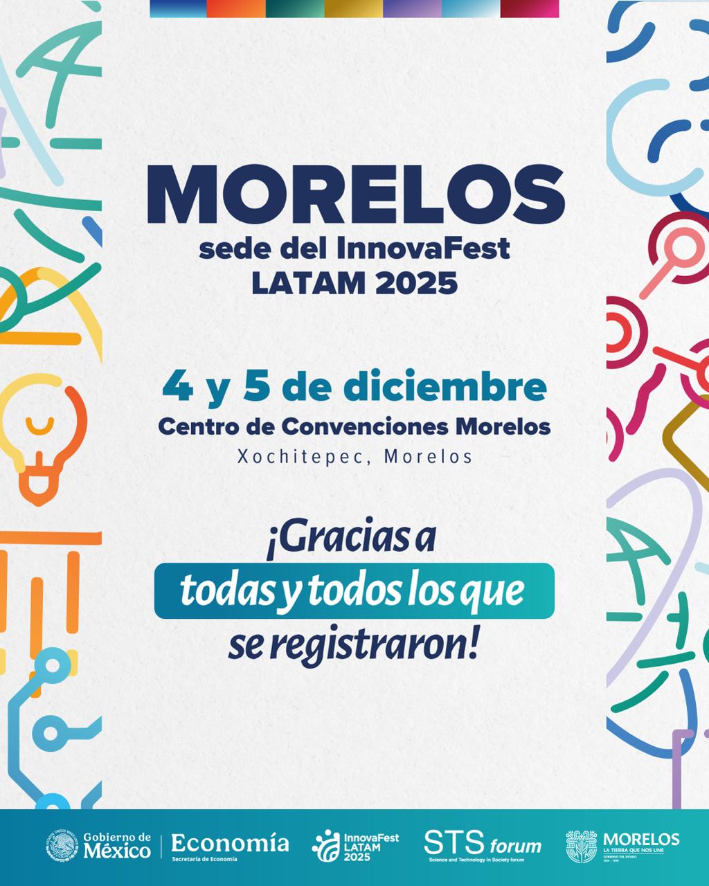 Listo Morelos para recibir el STS Forum e InnovaFest Latam 2025