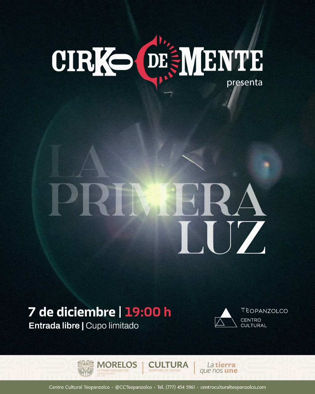 Impulsa Centro Cultural Teopanzolco encuentro familiar con función de circo de talla internacional