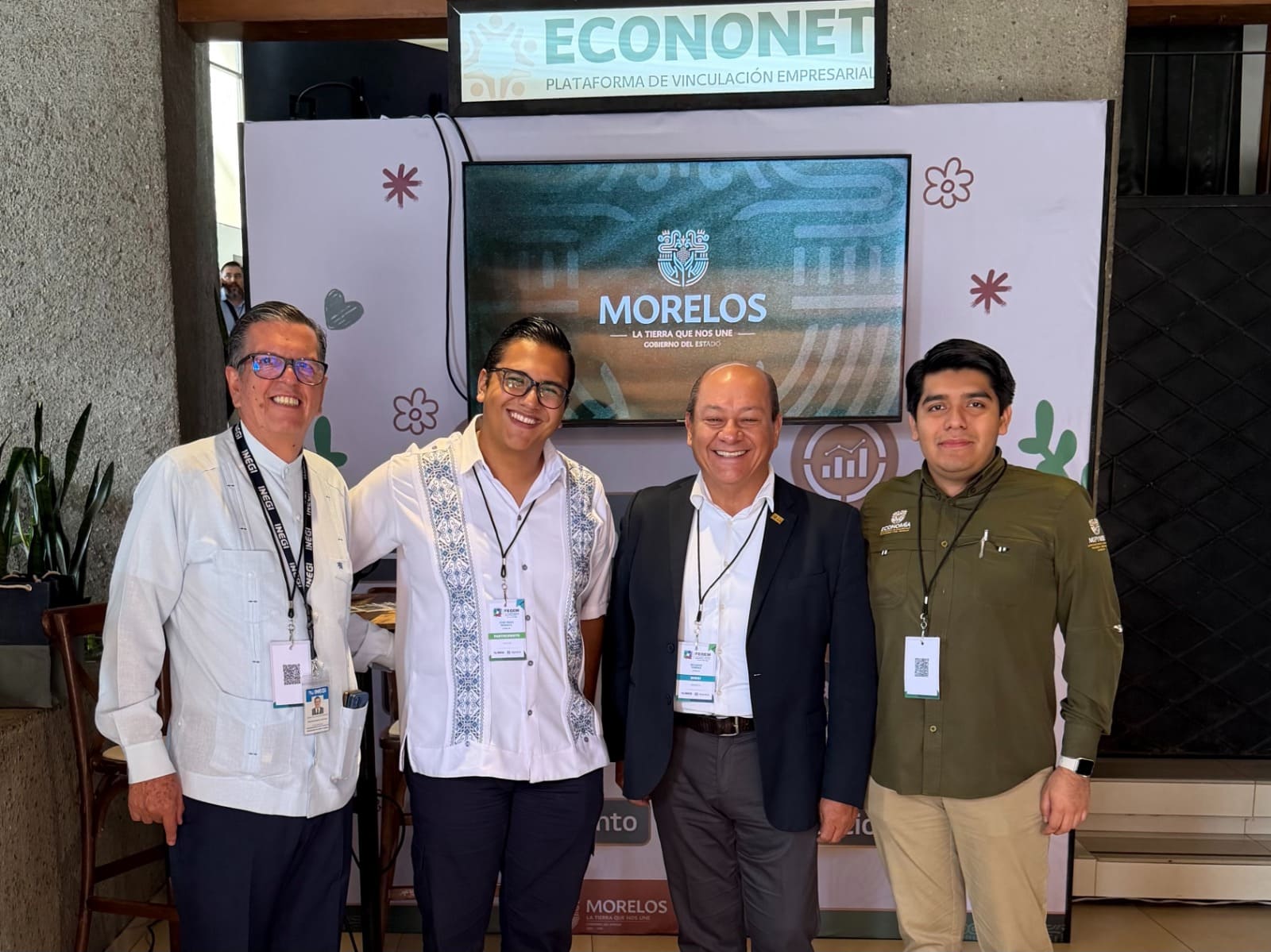  Presenta Morelos plataforma de vinculación empresarial Econonet en 5° Foro Nacional de Estadística y Geografía para estados y municipios