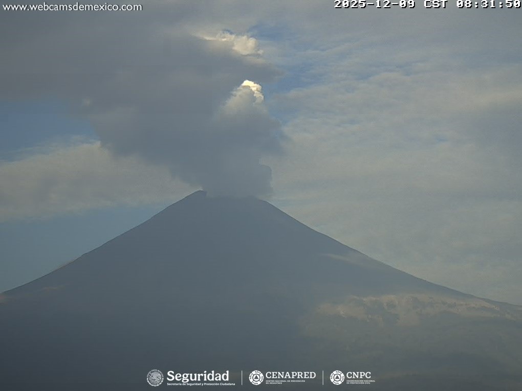 Reporte monitoreo del volcán Popocatépetl Reporte monitoreo del volcán Popocatépetl