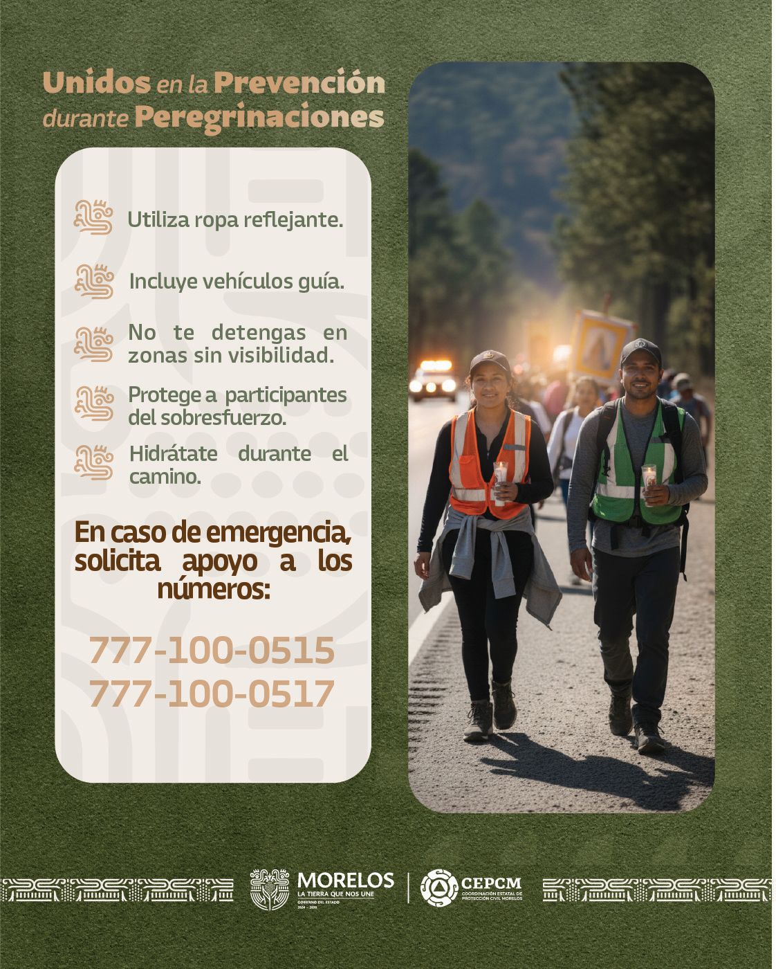 Reitera CEPCM llamado a reforzar medidas preventivas durante peregrinaciones Reitera CEPCM llamado a reforzar medidas preventivas durante peregrinaciones