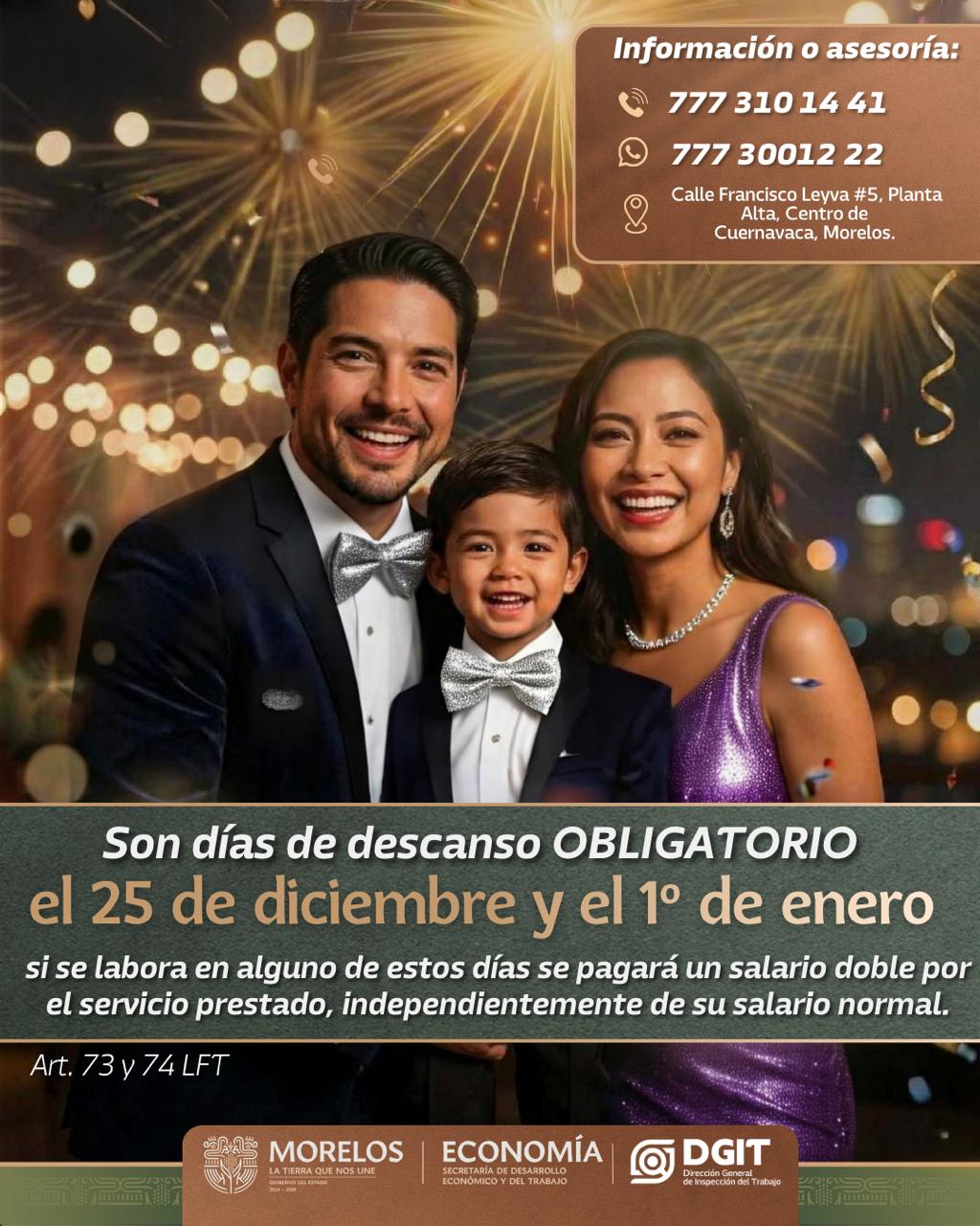 Exhorta Gobierno de Morelos a respetar los derechos laborales de las y los trabajadores