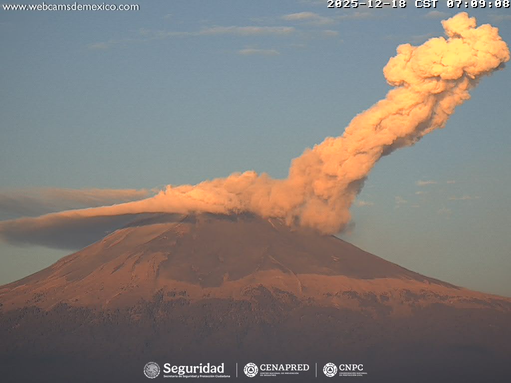 Reporte monitoreo del volcán Popocatépetl Reporte monitoreo del volcán Popocatépetl