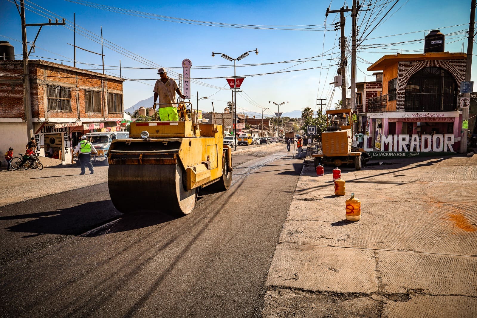 Avanza rehabilitación de la carretera Santa Rosa 30–Zacatepec para mejorar movilidad y conectividad regional