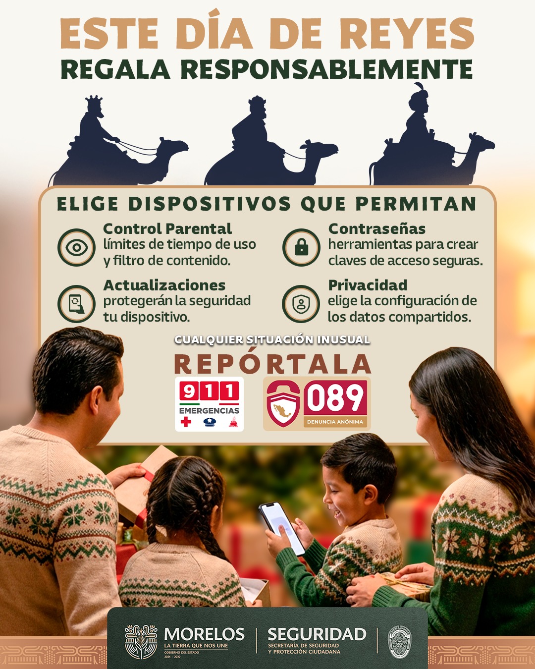 Emite Gobierno de Morelos recomendaciones para celebrar el Día de Reyes de forma segura y responsable Emite Gobierno de Morelos recomendaciones para celebrar el Día de Reyes de forma segura y responsable