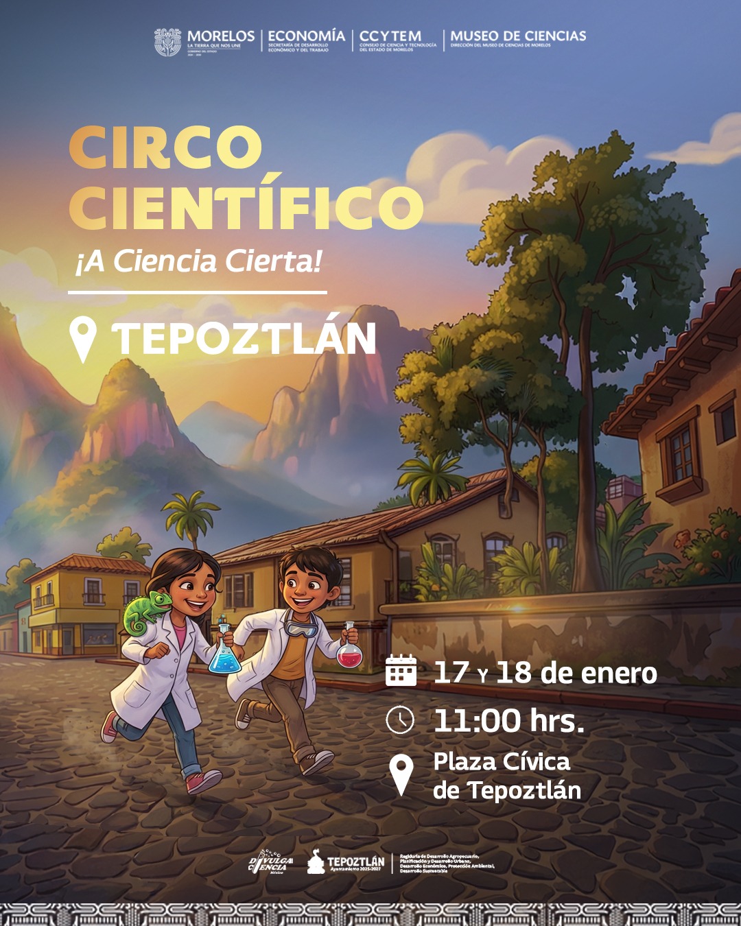 Lleva Morelos “A Ciencia Cierta” a Tepoztlán Lleva Morelos “A Ciencia Cierta” a Tepoztlán