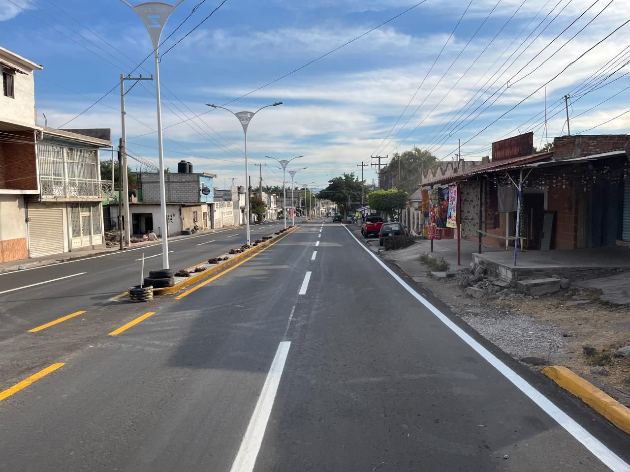 Cumple Gobierno de Morelos con rehabilitación de la carretera Santa Rosa 30 – Zacatepec