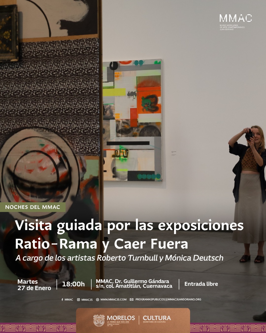 Invita MMAC a participar en una visita especial durante la Noche de Museos Invita MMAC a participar en una visita especial durante la Noche de Museos