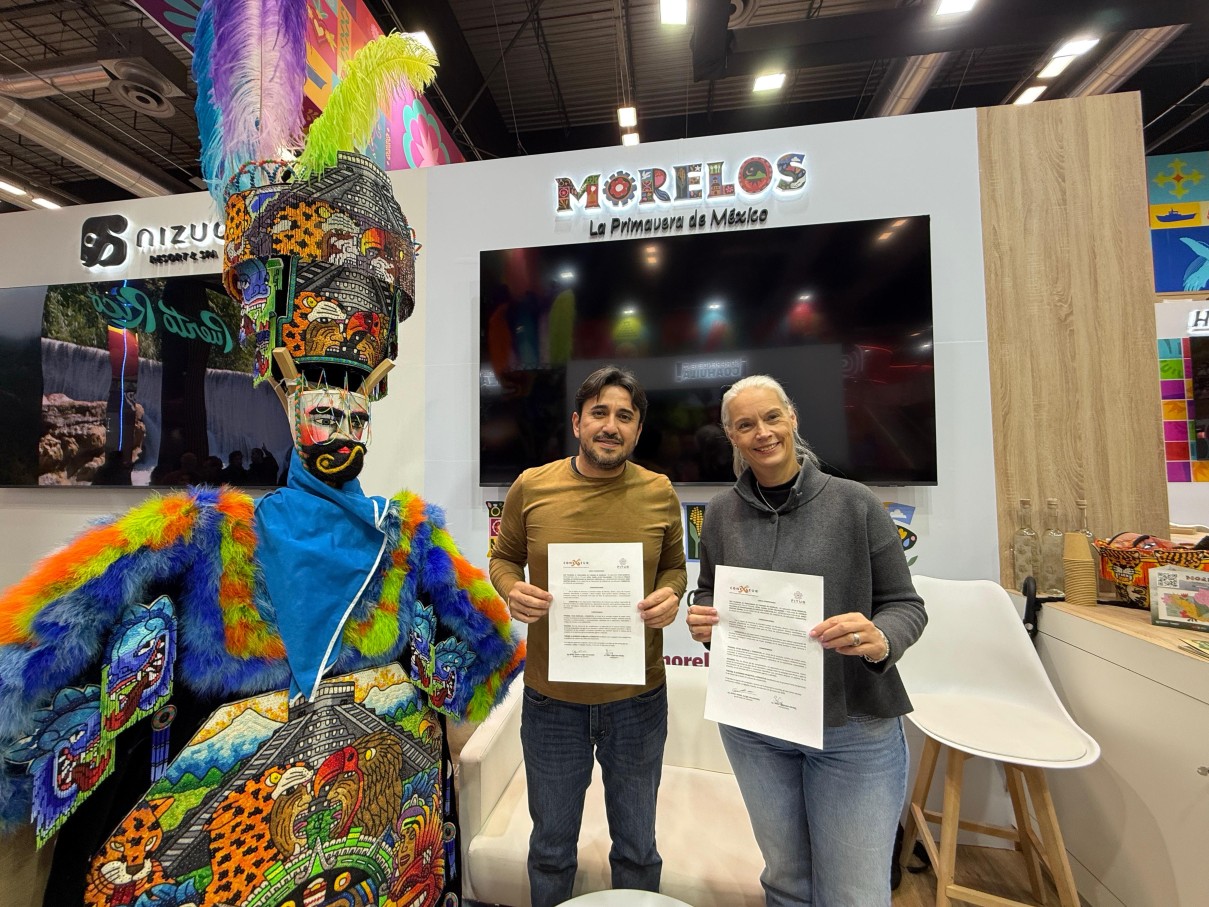 Logra Morelos acuerdo con Conextur en FITUR madrid para impulsar negocios turísticos internacionales