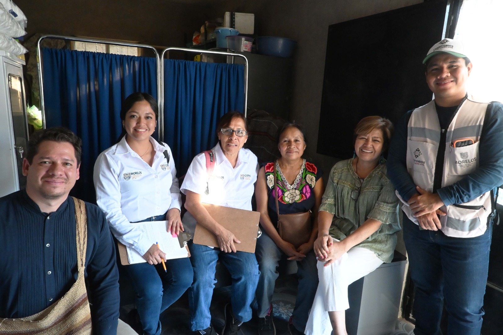  Continúa Secretaría de Bienestar visita de iniciativas del programa Petate de Colores en Xoxocotla