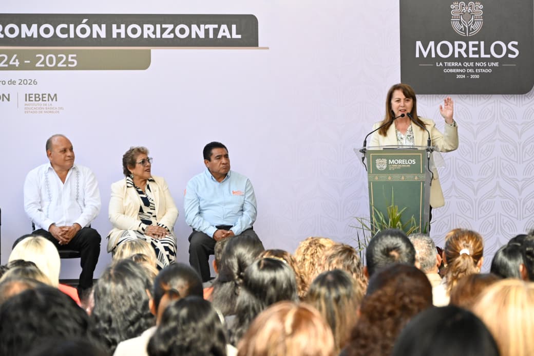 Reconoce gobernadora Margarita González Saravia trabajo y vocación de las maestras y maestros de Morelos